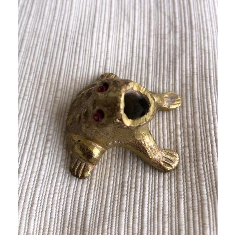 送料無料金色カエルの御守 カエルお守り 無事かえる 幸運かえる 若がえる｜白崎八幡宮