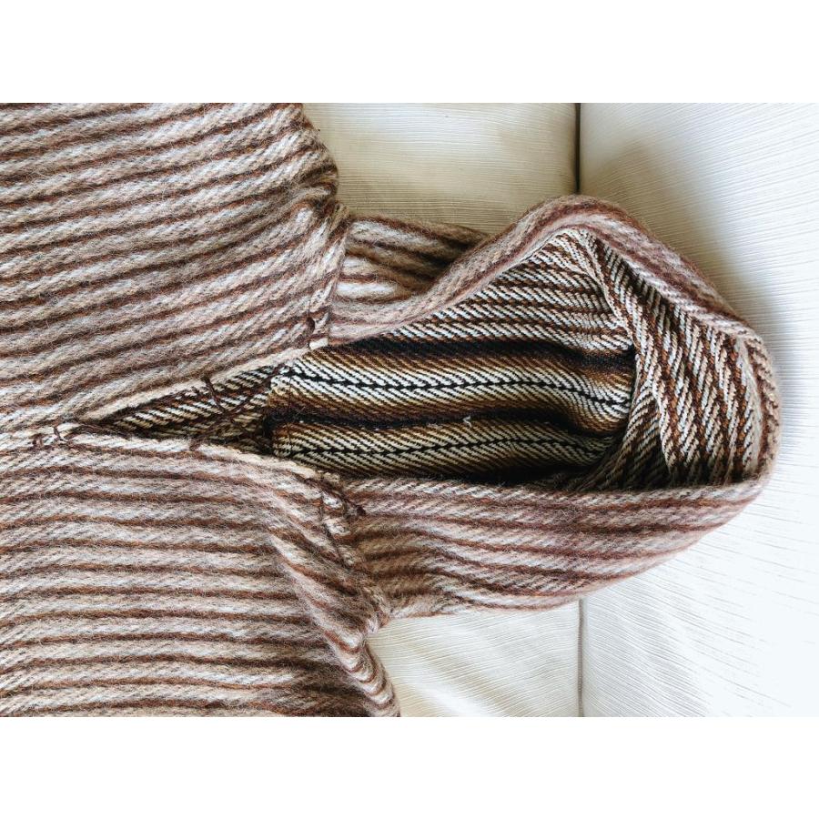 ポンチョ メンズ パーカー付 アルパカ かっこいい 黒 : アンデス雑貨