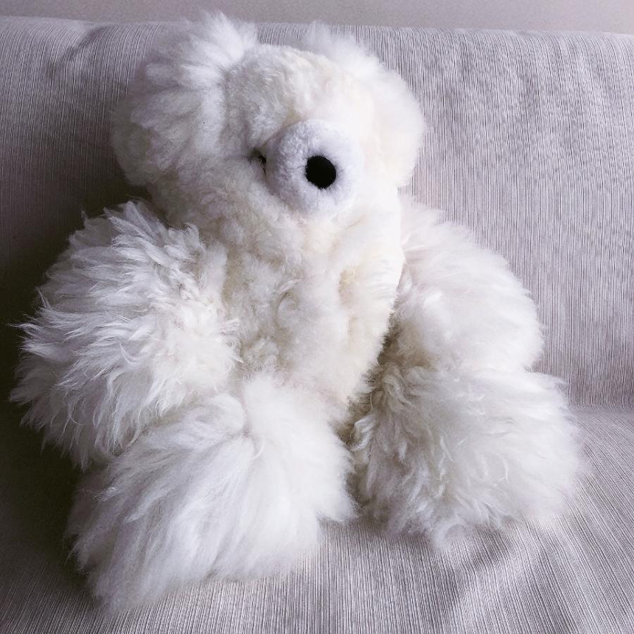 大きいくまのぬいぐるみ ベビーアルパカ毛 リアル 圧巻50cm