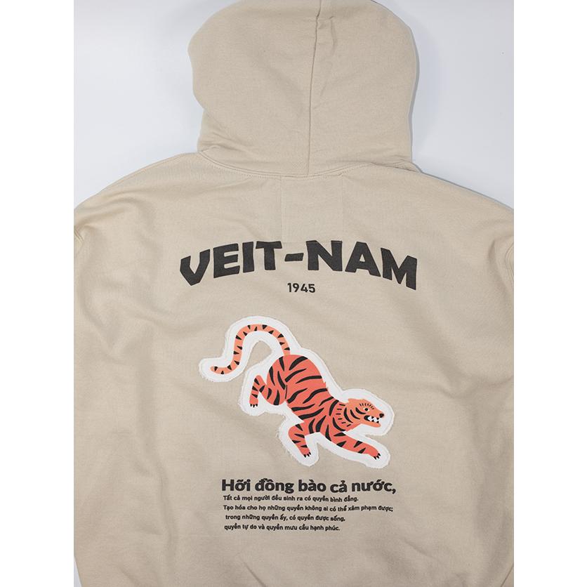 Vietnam　graphic　L/S　PARKA　TORA　BEIGE｜andfactory｜02