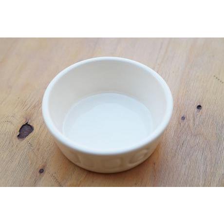 BAUER POTTERY｜バウアーポタリー　DOG BOWL S ホワイト｜andg｜02