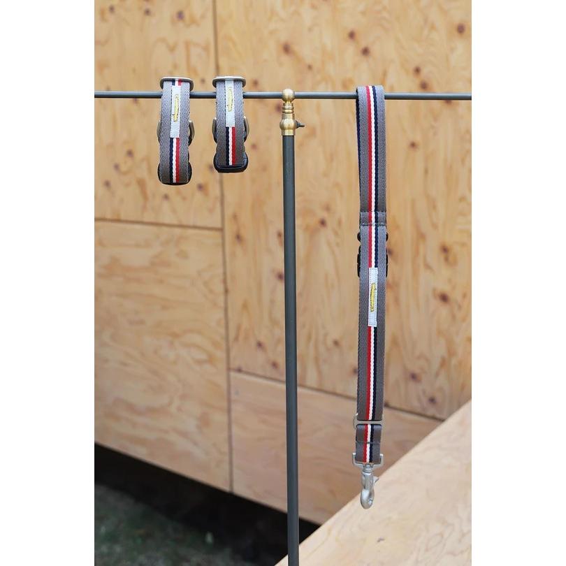 e ストライプショート　リード＆カラー 首輪・リード・ハーネス | ドッグウェア・犬服通販 - monchéri