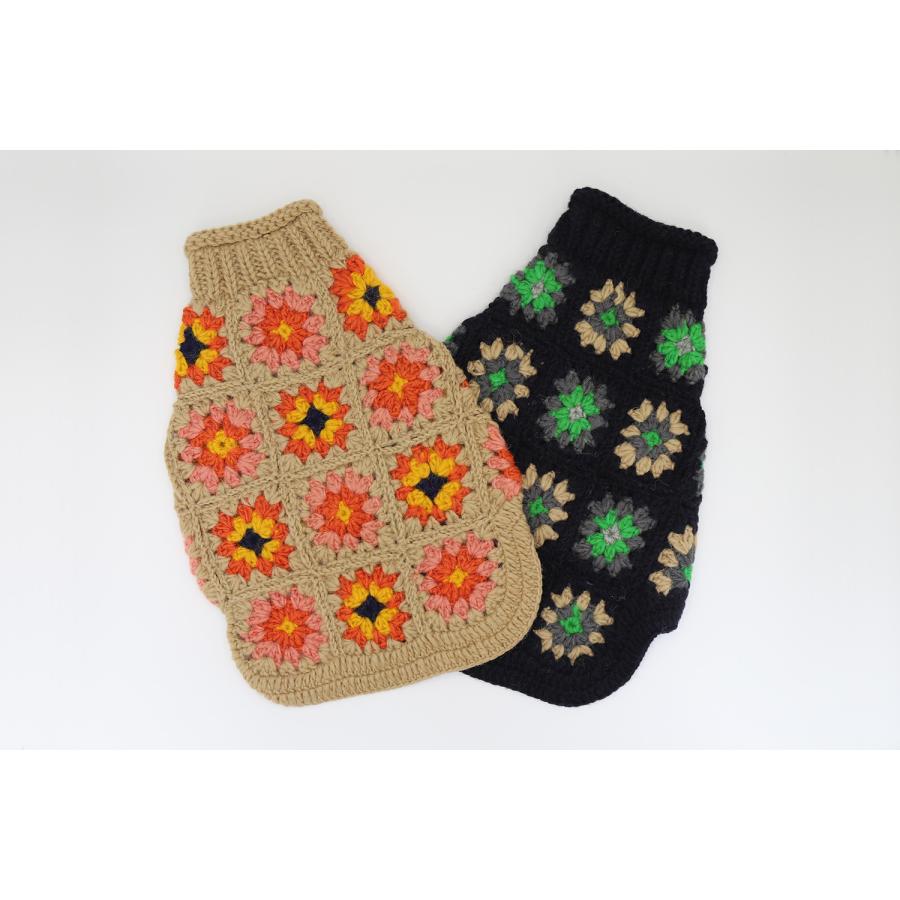 GEORGE｜ジョージ Granny Patchwork Dog Sweater 10インチ、12