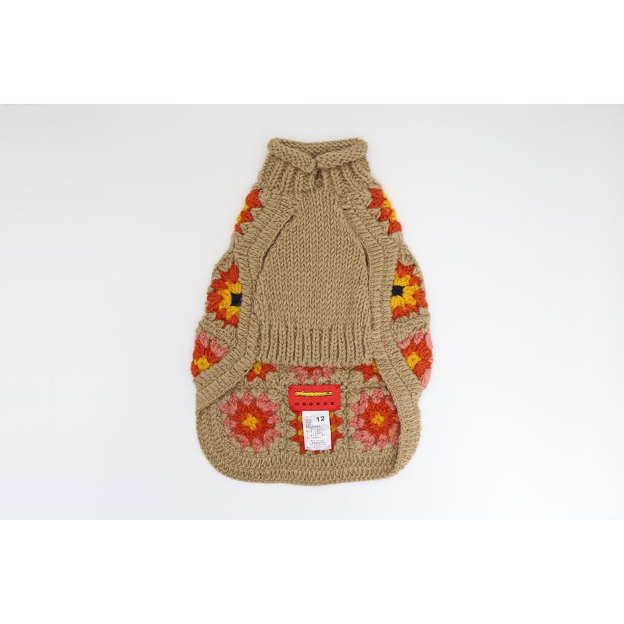 犬服 GE Granny Patchwork Dog Sweater 犬服 GE Granny Patchwork Dog