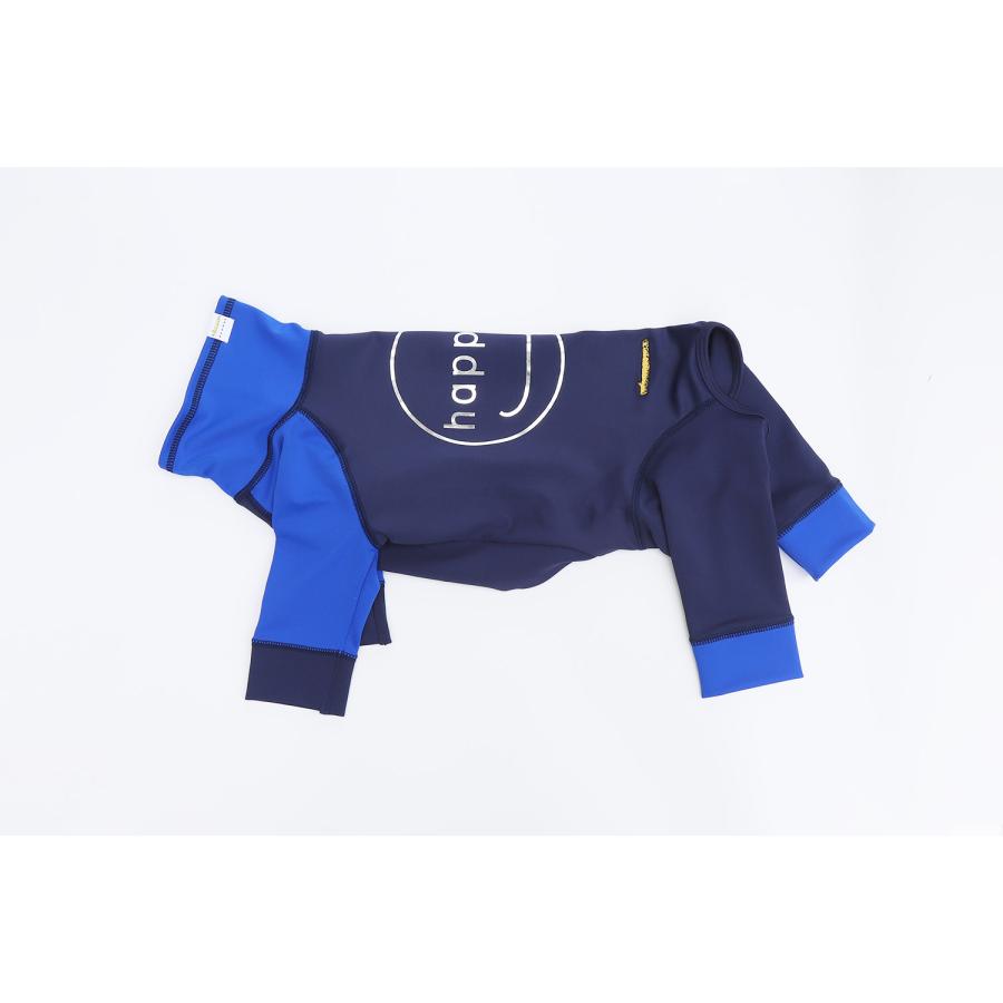 犬服 GEORGE｜ジョージ happy 4legs / ECO BLUE 5号 春夏 犬の服 ワンコ服 ドッグウェア 小型犬 ロンパース 送料無料 おしゃれ かわいい 涼しい 水遊び 速乾の画像