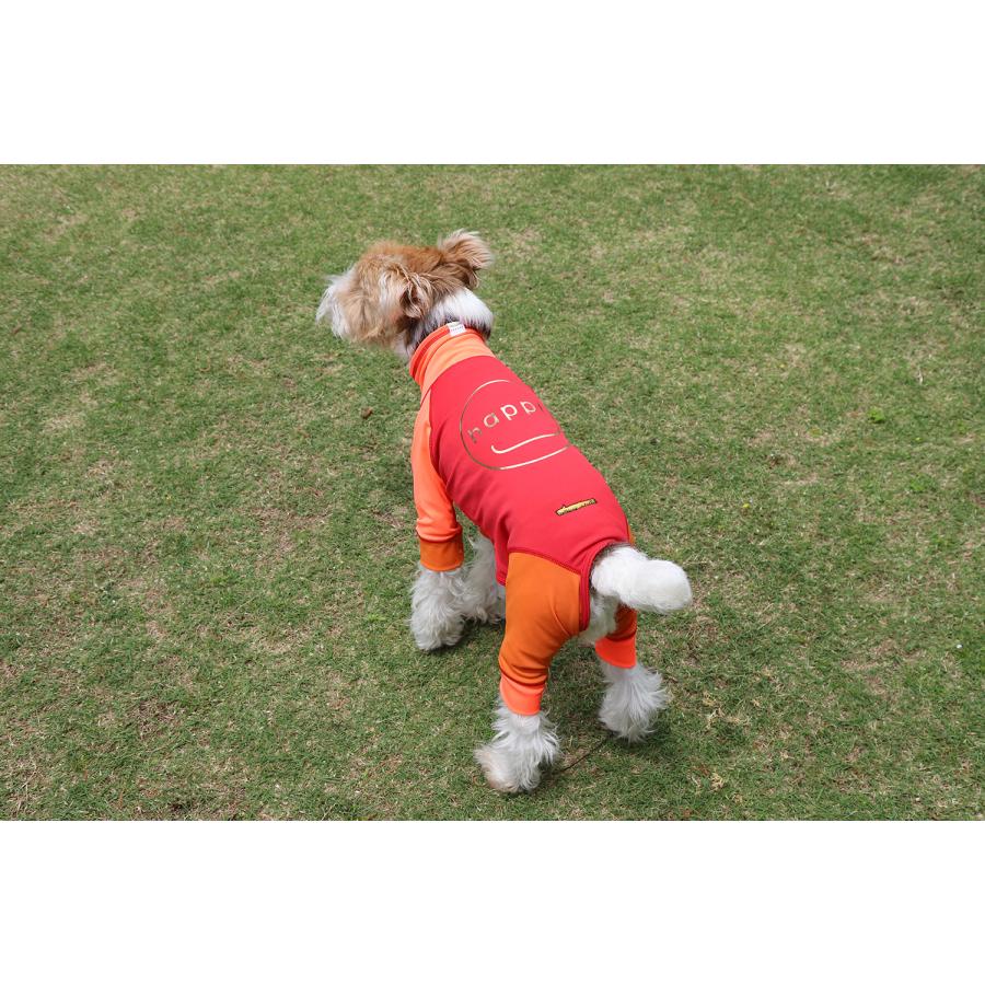 犬服 GEORGE｜ジョージ happy 4legs / ECO BLUE 5号 春夏 犬の服 ワンコ服 ドッグウェア 小型犬 ロンパース 送料無料 おしゃれ かわいい 涼しい 水遊び 速乾の画像