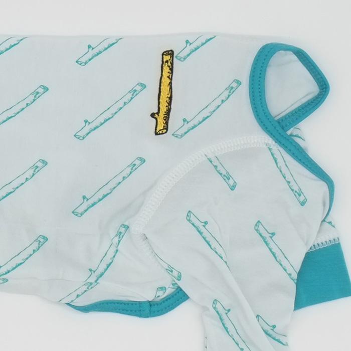 犬服 GEORGE｜ジョージ GEO 25' STICK WAVE 4leg / TENCEL 3号 4号 春夏 犬の服 ドッグウェア 小型犬 ロンパース おしゃれ かわいい 速乾の画像