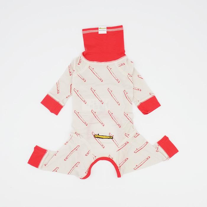 犬服 GEORGE｜ジョージ GEO 25' STICK WAVE 4leg / TENCEL 3号 4号 春夏 犬の服 ドッグウェア 小型犬 ロンパース おしゃれ かわいい 速乾の画像