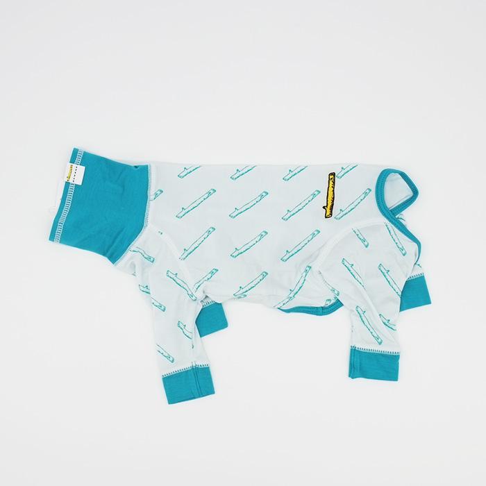 犬服 GEORGE｜ジョージ GEO 25' STICK WAVE 4leg / TENCEL 3号 4号 春夏 犬の服 ドッグウェア 小型犬 ロンパース おしゃれ かわいい 速乾の画像