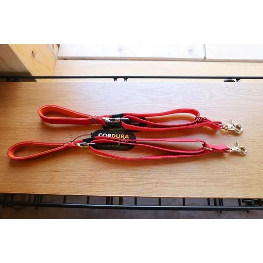 seven seas dog｜セブンシーズドッグ   SSD CORDURA NYLON SHORT LEAD / レッド Lの画像