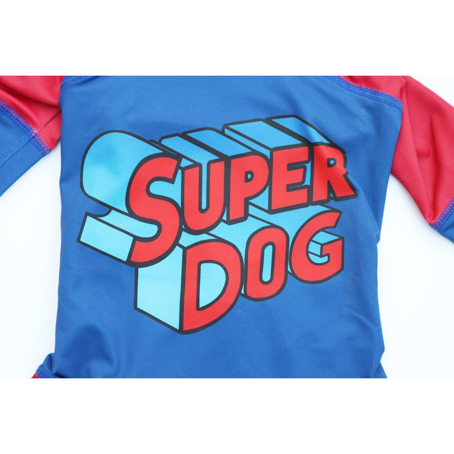 犬服 seven seas dog｜セブンシーズドッグ SUPER DOG 4legs / ECO BLUE 3-4号 春夏 犬の服 小型犬 ロンパース 送料無料 おしゃれ かわいい 涼しい 水遊びの画像