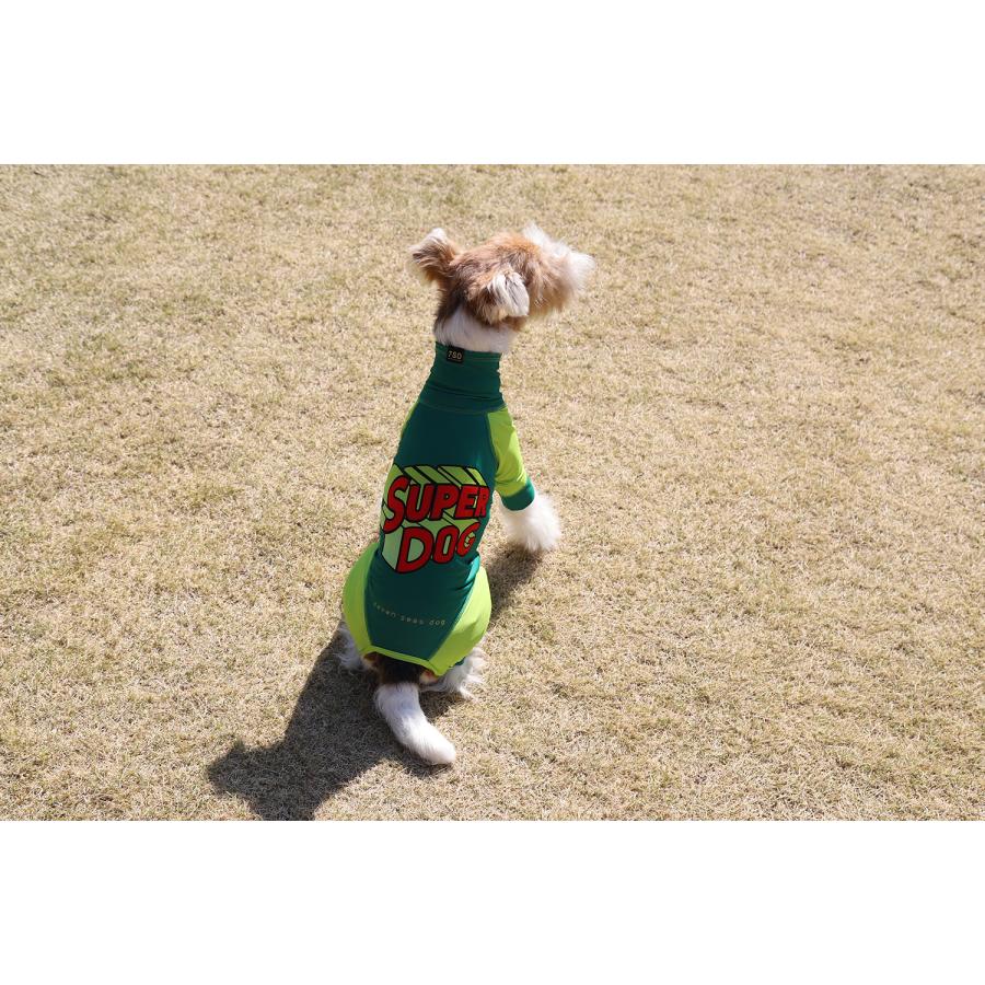犬服 seven seas dog｜セブンシーズドッグ SUPER DOG 4legs / ECO BLUE 3-4号 春夏 犬の服 小型犬 ロンパース 送料無料 おしゃれ かわいい 涼しい 水遊びの画像