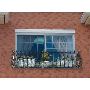 フラワーボックス 窓 壁飾り アイアン風フラワーボックス トレセ 1868 幅1868×高さ500×奥行300mm 1台単位 窓手すり アルミ鋳物 エイジング調 エクステリア フラワーボックス エクステリア