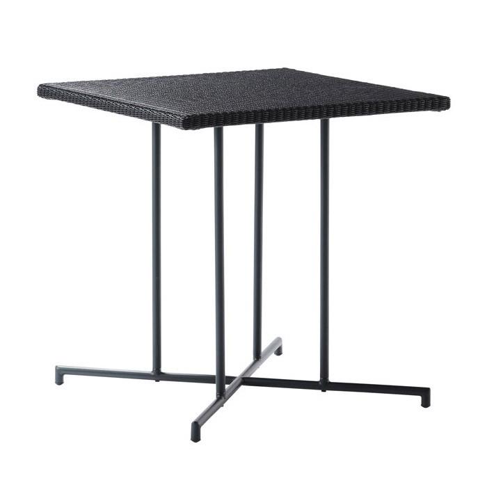 ガーデンテーブル 人工ラタン 屋外用 ガーデンファニチャー テーブル パティオプティ MA-ダイニングテーブル ２人掛けテーブル W710×D710×H730mm 組立品