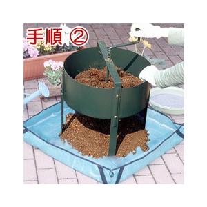 ふるい 園芸用品 ガーデニング 土ふるい ローターシーブ まわる