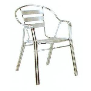 ガーデンチェア スタッキングチェア アルミチェアYC020 ２脚セット ベランダ椅子 完成品
