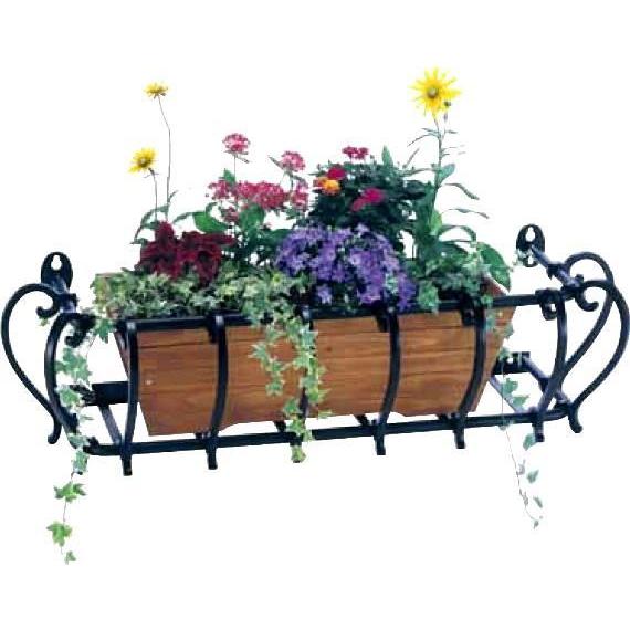 フラワーボックス 花瓶 花台 壁飾り アイアン風フラワーボックス花恋1655 エクステリア 壁飾り