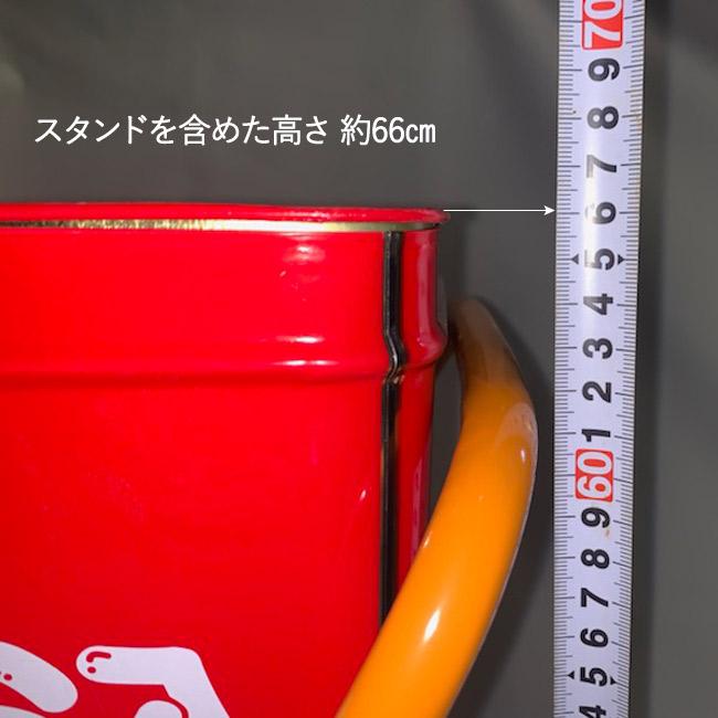 灰皿 スタンド式 スイガラ入れ 水タンク付き半缶吸殻入れセット 24角