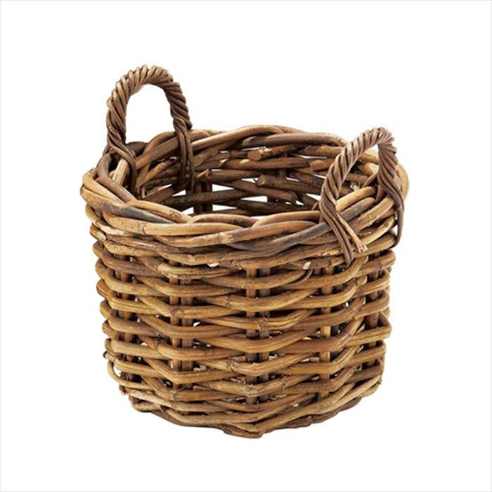 収納 かご バスケット 高級 籐(クブ材) 大型 ナチュラルラタン