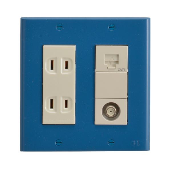 スイッチカバー プレート 6穴 6口用 4穴 4口用 コンセント コンセントカバーおしゃれ 真鍮 パシフィックブルー仕上げ Pl ブルー 青 高級 金属 アンティーク In54 Otk アンドハウス Yahoo 店 通販 Yahoo ショッピング