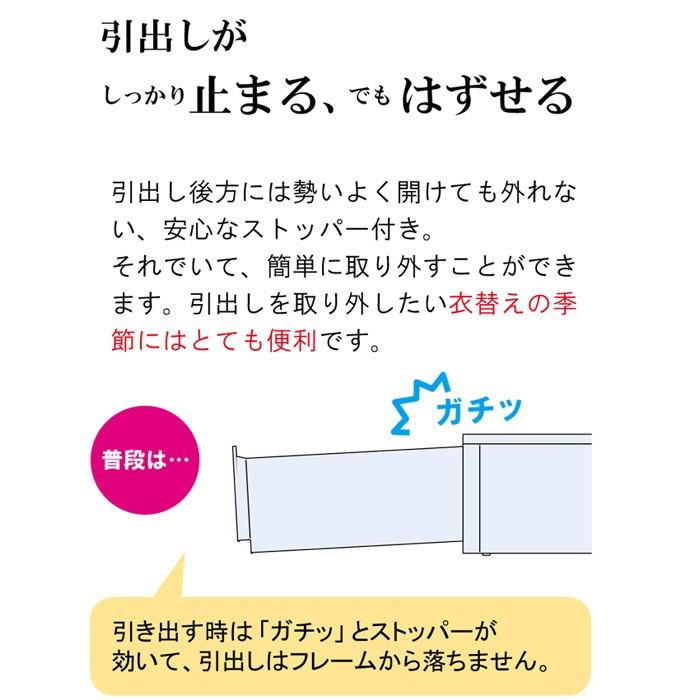 収納 収納ボックス 収納ケース プラスト 半透明 4段 引き出し 幅17×高さ75.5×奥行45cm 1台単位 重ね置き可能 チェスト｜andhouse｜06