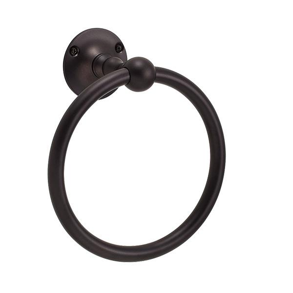 タオルハンガー 真鍮 タオル掛け おしゃれ タオルリング SB BK