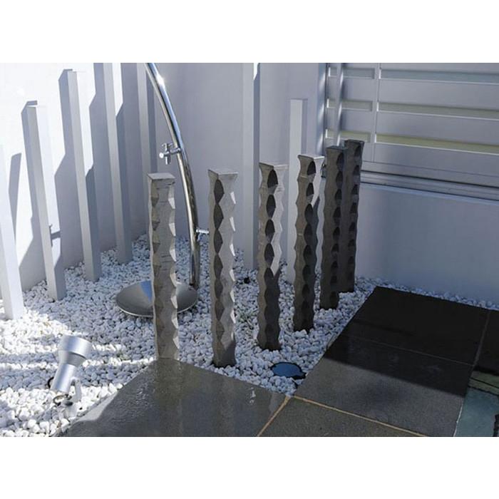 玄関 アプローチ 門柱 柱 三州いぶし瓦 いぶし銀 いぶし陶木 円筒 H600 90角 フェンス デザイン柱 装飾 Diy K0801 Otk アンドハウス Yahoo 店 通販 Yahoo ショッピング