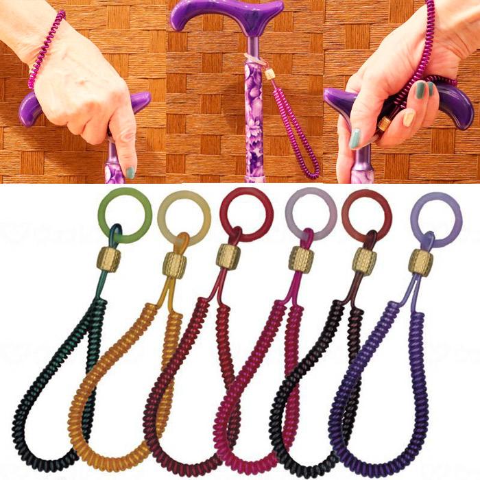 ステッキィー 杖 ストラップ チャップリン 杖持ち 手元直径16〜21mm