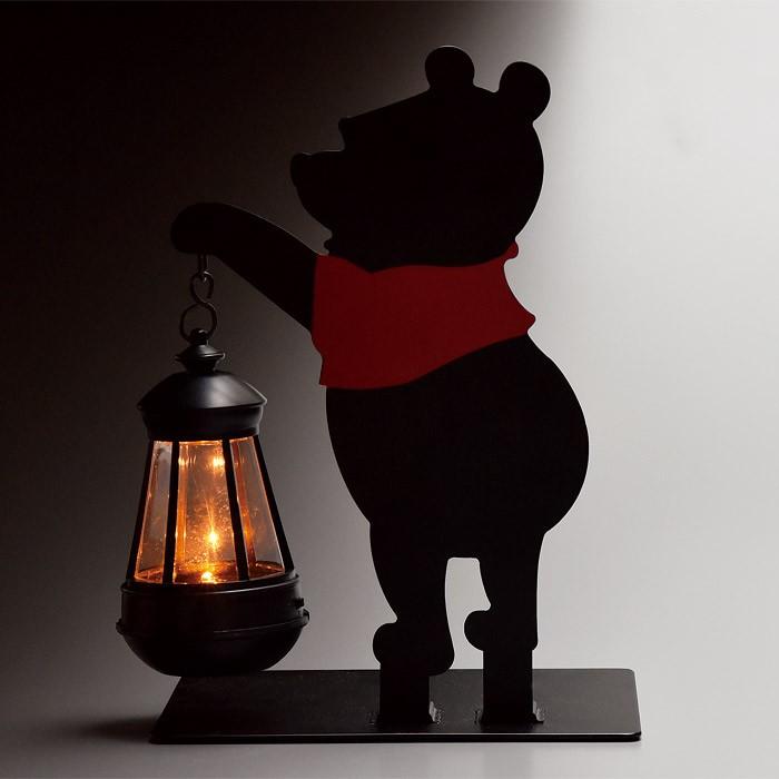 新作注目 ソーラーライト ガーデンライト Led 照明器具 ソーラー かわいい プーさん ソーラー 屋外照明 組立式 ディズニー 照明器具 庭園灯 シルエットソーラーライト 光センサー付き 外灯 かわいい 破格値下げ商品