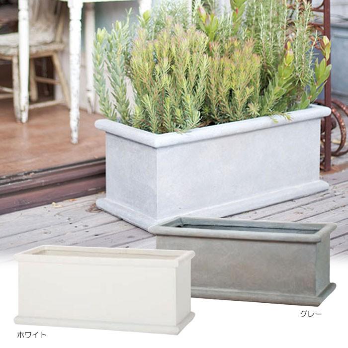 プランター 植木鉢 大型 長方形植木鉢 ファイバープランター ラムダ ヘビーリム 100×45×42cm ガーデニング 園芸用品