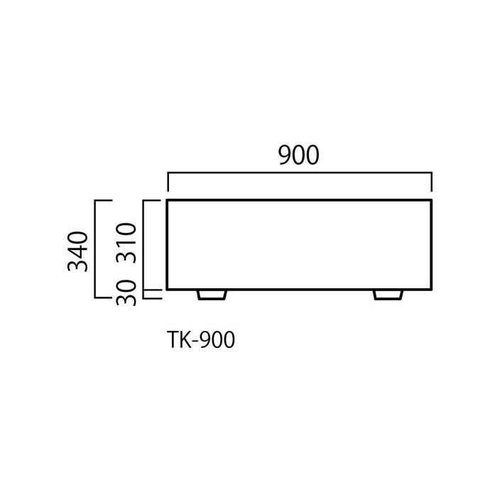 最安値購入 プランター 大型 長方形 植木鉢 GRCプランター K型 シルキーグレー W900×D330×H340mm プラスウォーター付 ガーデニング 園芸用品 代引不可