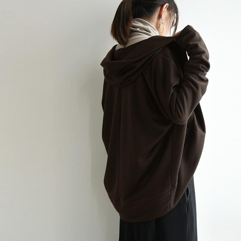 パーカー レディース 薄手 カーディガン 体型カバー 春 長袖 スウェット 羽織り トップス 黒 秋 夏 50代 40代 30代 20代 おしゃれ uvプロテクト | and it_ | 28