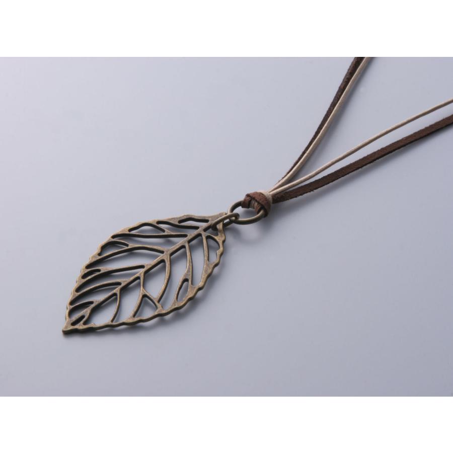 Hawk Company ネックレス ペンダント リーフモチーフ アンティーク 