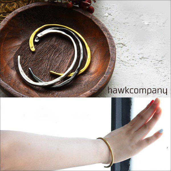 レディース ブレスレット バングル アンティーク ゴールド シルバー アクセサリー 男女兼用 | Hawk Company