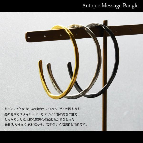 レディース ブレスレット バングル アンティーク ゴールド シルバー アクセサリー 男女兼用 | Hawk Company | 08