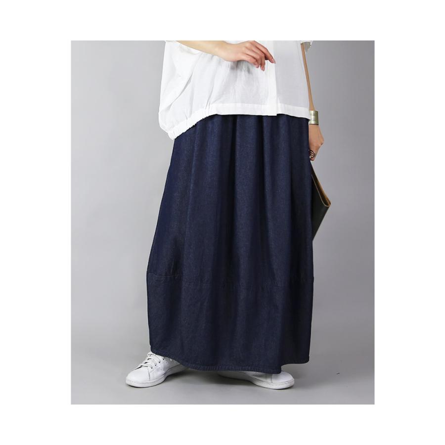 センソユニコ m_mefu バルーン スカート ストライプ 変形 40  