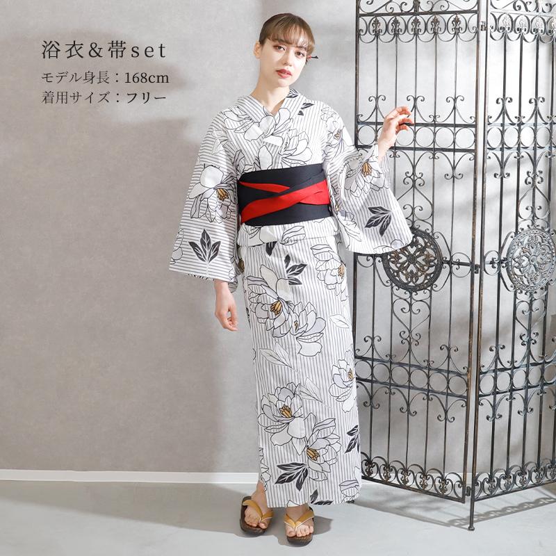 and it_ 浴衣 レディース 帯 セット シック 大人 個性派 レトロ