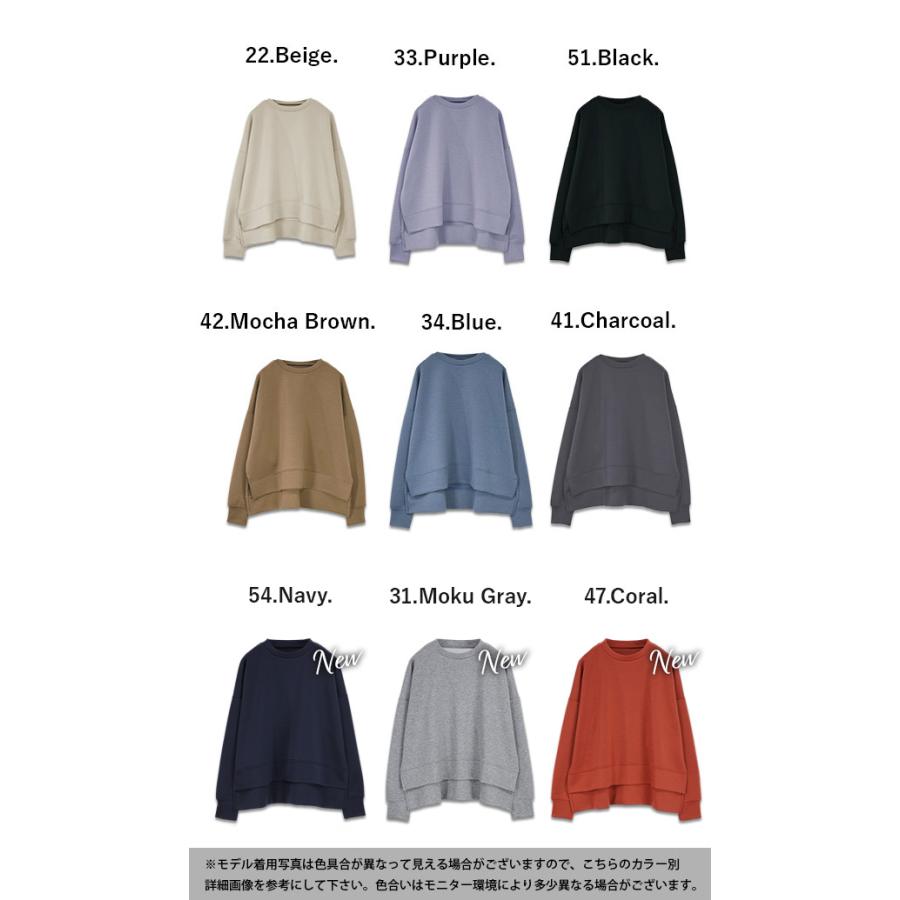 and it_ スウェット トレーナー レディース 厚手 体型カバー