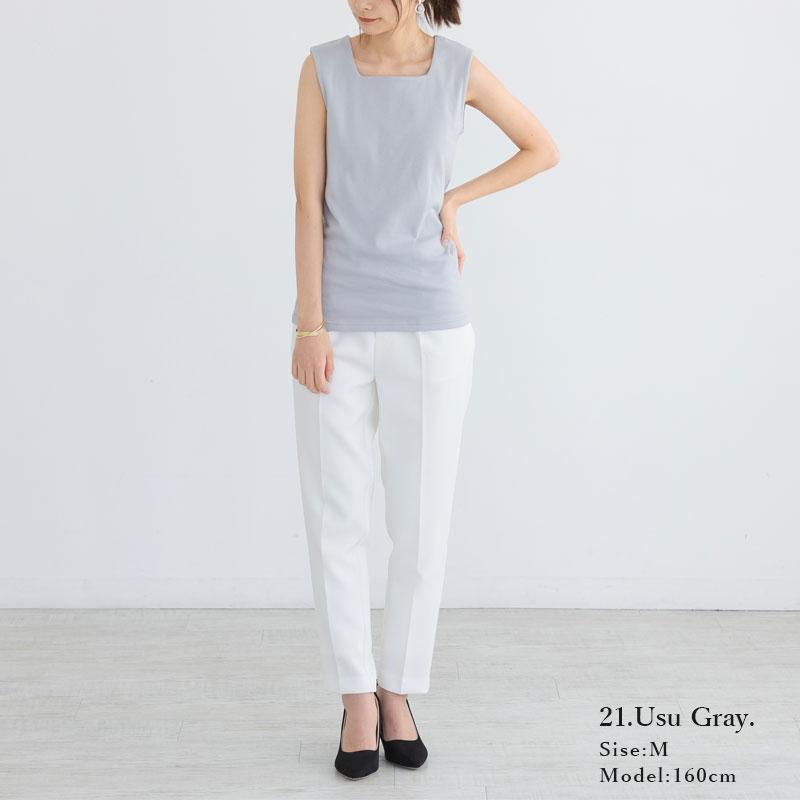 美品 MADISONBLUE クルーネックタンクトップ 白 コットン 日本製 S 美品 MADISONBLUE クルーネックタンクトップ 白 コットン 日本製