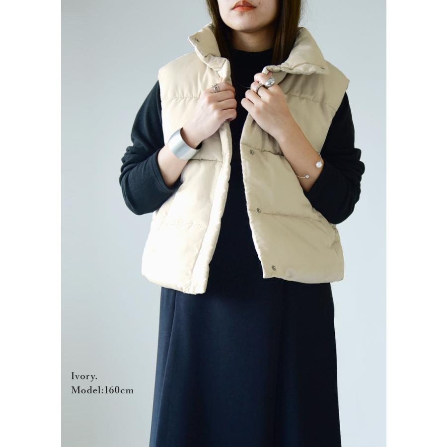and it_ ダウンベスト レディース ジャケット アウター スタンド