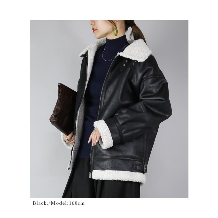 and it_ ボンバージャケット レディース 秋 冬 裏ボア