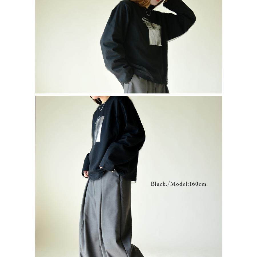and it_ カットソー レディース 長袖 白 黒 tシャツ トップス and it_ カットソー レディース 長袖 白 黒 tシャツ トップス