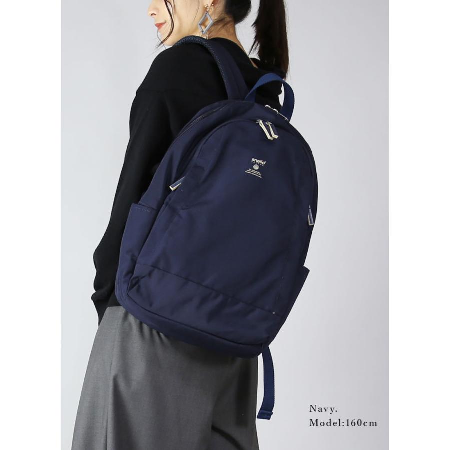 爆買 anello GRANDE アネロ グランデ MOIST A4デイパック レディース リュック バックパック 強撥水 軽い メンズ 10ポケット a4 黒 春 夏 秋 冬 SS, AW,の画像