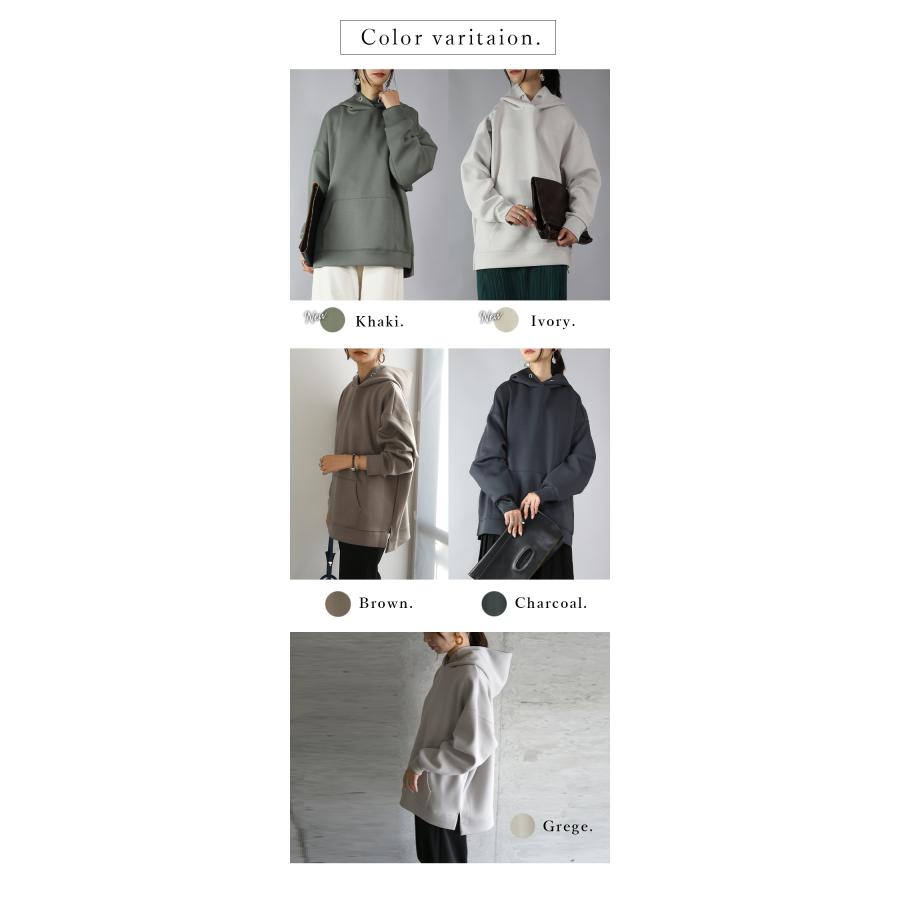 Ado レディーストレーナー HUG.U 2025AW早割 パーカー チュニック アシメ スポーティー