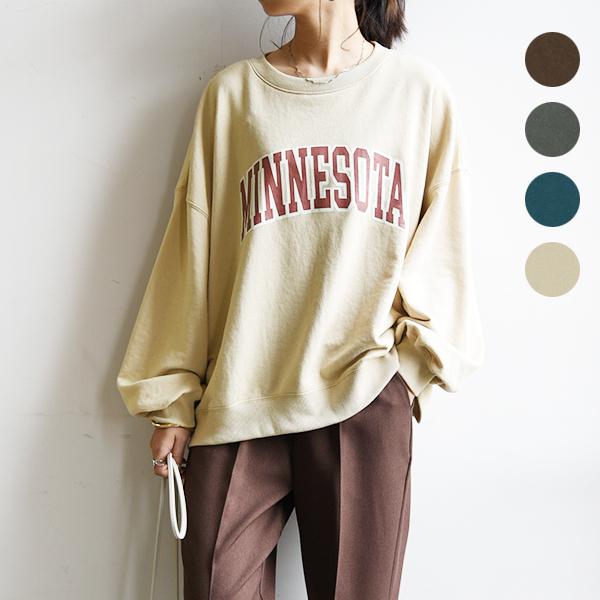 スウェット レディース トレーナー おしゃれ 長袖 秋 冬 春 裏毛 トップス プルオーバー ロゴ カジュアル ゆったり 古着風 ヴィンテージ風 50代 40代 30代 代 N103c5565 アンドイット And It レディース 通販 Yahoo ショッピング