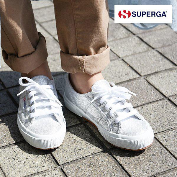 スニーカー レディース Superga スペルガ ブランド 靴 シューズ 紐靴 歩きやすい シルバー ローカット 上品 メタリック おしゃれ アンドイット And It レディース 通販 Paypayモール
