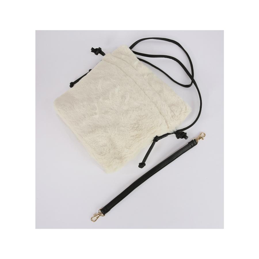 and it_（アンドイット） ショルダーバッグ レディース フェイクファー