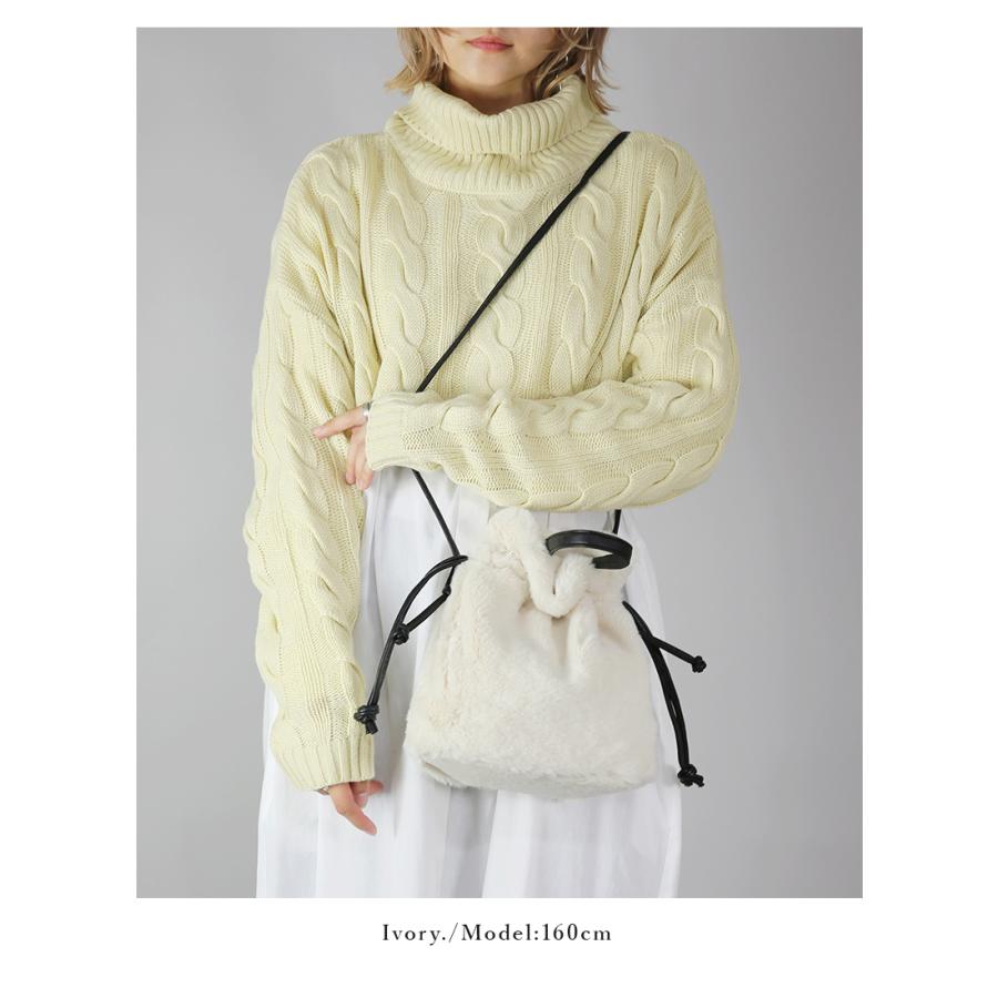 and it_（アンドイット） ショルダーバッグ レディース フェイクファー