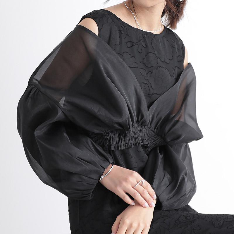 フォーマルワンピース ジャケット 2点セット ロング オケージョン 50代 40代 30代 20代 結婚式 卒業式 卒園式 ママ スーツ セレモニー 入園式 入学式 七五三 | and it_ | 04