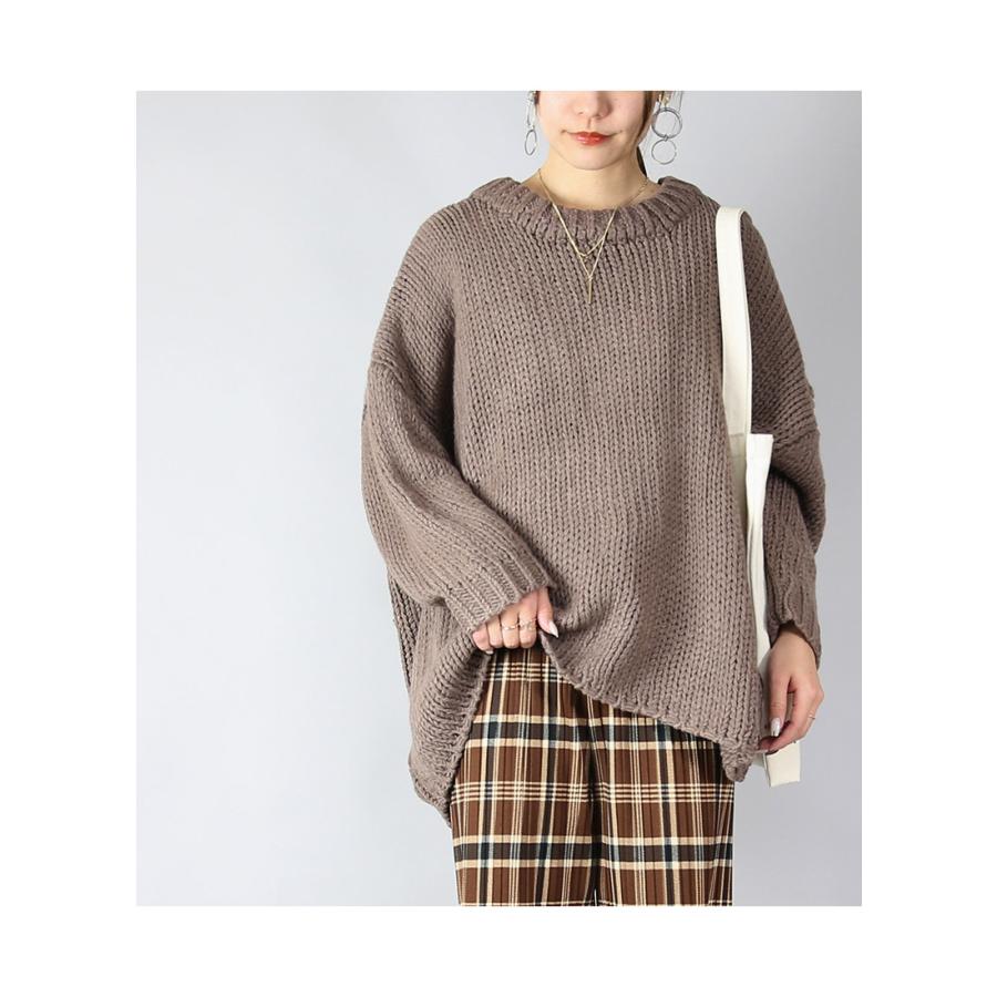 コーデセット レディース 2点 ニット プリーツパンツ 裏起毛 トップス ボトムス 体型カバー 秋 冬 ゆったり M L 送料無料 福袋 おしゃれ | and it_ | 10